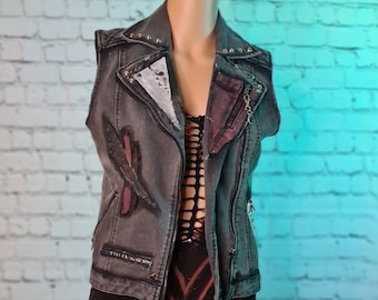 Customized Jacket with textures and studs