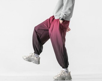 Nouveau Harajuku Style japonais unisexe survêtement pantalon décontracté réfléchissant pantalon hommes 2023 Streetwear ample mode pantalons de survêtement mâle grande taille