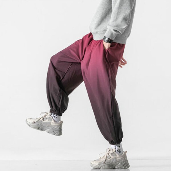 Nouveau Harajuku Style japonais unisexe survêtement pantalon décontracté réfléchissant pantalon hommes 2023 Streetwear ample mode pantalons de survêtement mâle grande taille