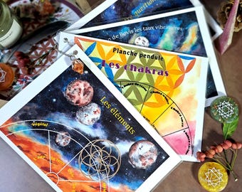 Planche De Divination En Bois – Pendule Ensemble Avec Tableau Parlant – Radiesthésie, Wicca, Sorcellerie – OUI/NON, Chiffres, Lettres – Cadeau Spirituel
