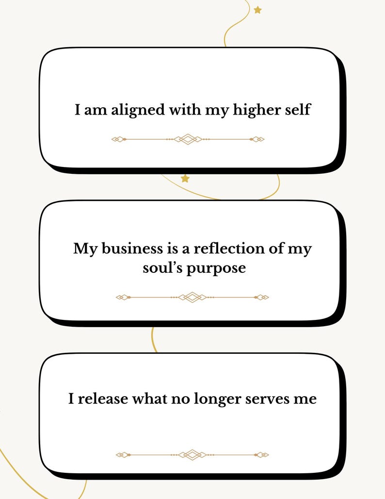 Shadow Work Affirmation Cards: Printable PDF Deck for Emotional Healing ...