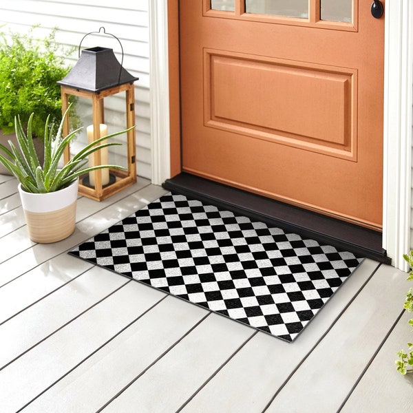 Black Welcome Mat main image 1