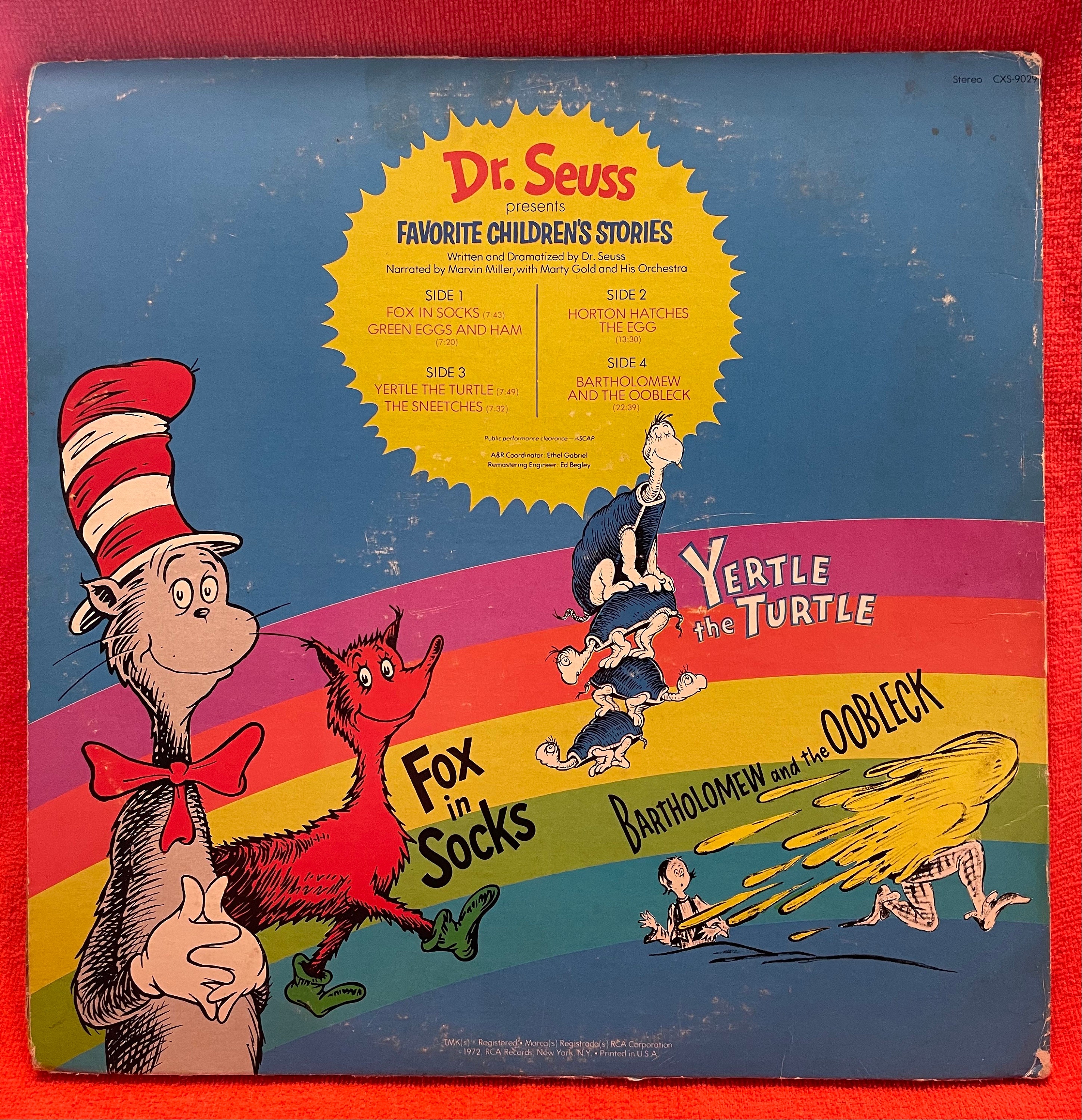 Dr. Seuss Presents Favorite Children's Stories Vinyl 2