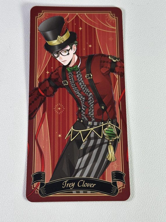 Twisted Wonderland Playful Land Stage Card Heartslabyul Trey