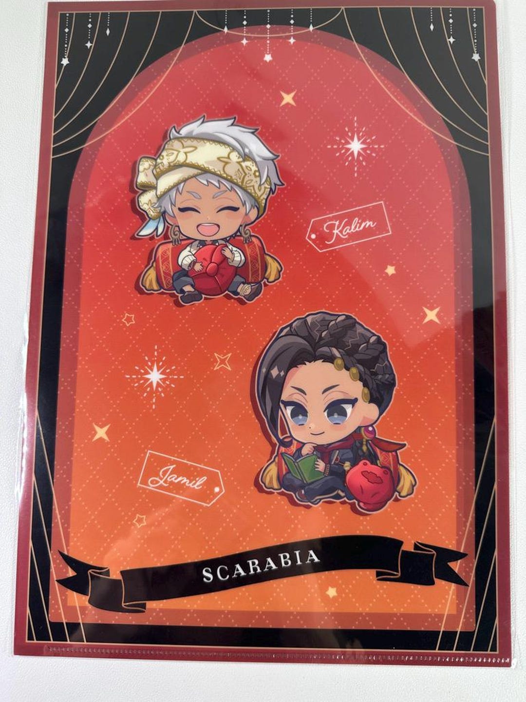Twisted Wonderland Peko Cushion Clear File Scarabia Kalim Jamil - Etsy