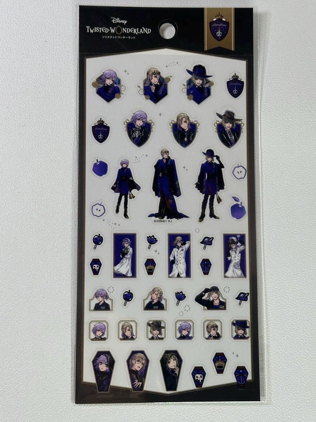 Twisted Wonderland Clear Sticker Sheet Set Pomefiore Vil Rook Epel - Etsy