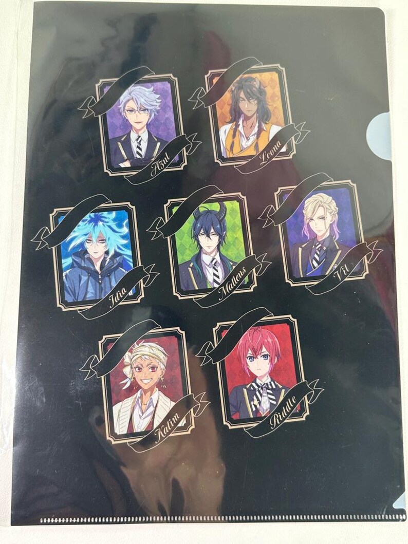 Twisted Wonderland the Animation Clear File Riddle Azul Leona Idia ...