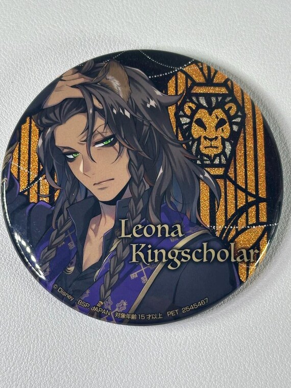 Twisted Wonderland Savanaclaw Leona Kingscholar Can Badge Med Icon