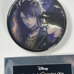 Twisted Wonderland Coffin Can Badge Savanaclaw Leona Kingscholar
