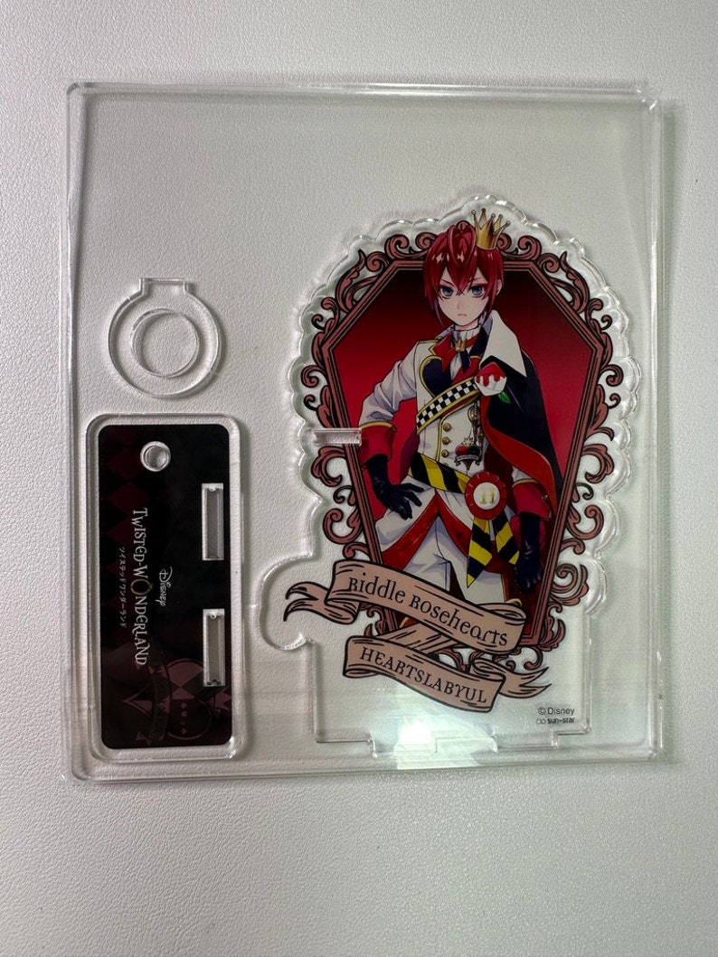 Twisted Wonderland Heartslabyul Riddle Rosehearts Acrylic Pen Stand - Etsy
