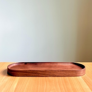 Autumn Tray - Handcrafted Solid Walnut Wood