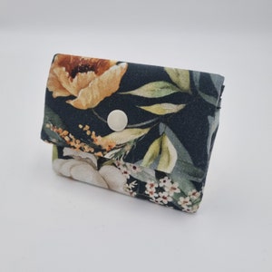 Portemonnaie mit mehreren Fächern, handmade aus Baumwolle, Geldbeutel, Geldbörse, Brieftasche