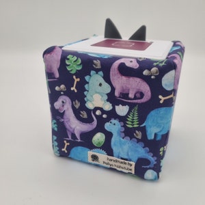 Toniebox cover Dino / Toniebox cover customizable, Toniebox accessories, music box cover with name, customizable, cover made of jersey fabric