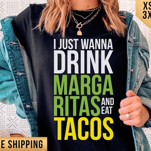 Cinco De Mayo Shirt, Tacos and Margaritas Shirt, Tacos & Tequila Lovers Gift, Mexico Vacation Travel tshirt gift, Funny Food tee, Taco Shirt