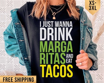 Cinco De Mayo Shirt, Tacos and Margaritas Shirt, Tacos & Tequila Lovers Gift, Mexico Vacation Travel tshirt gift, Funny Food tee, Taco Shirt