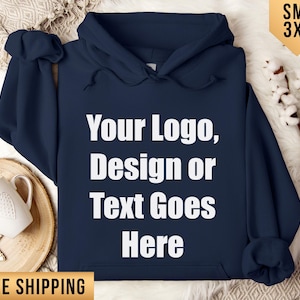 Personalized Hoodie Print your logo text / photo for Wedding Birthday Bachelorette party. Event Custom Promotional Branded Hooded Sweatshirt