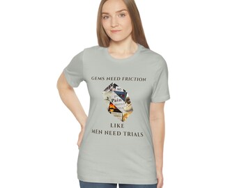 Gem and Men Shirt - Seneca quote history text custom design short sleeve
