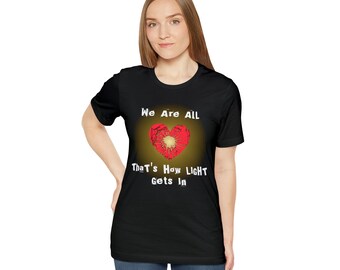 We Are Broken Shirt - Hemingway quote text custom design short sleeve