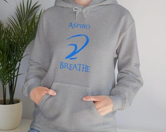 Cómoda sudadera con capucha "Aspiro, Breath", suéter de cultura pop, sudadera fresca