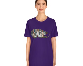 I'm Booked Shirt - quote from Mith fantasy text custom design short sleeve