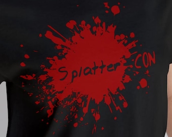 Splatter Con Shirt - Inspiré par Dresde Files by Jim Butcher texte design personnalisé manches courtes