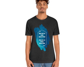 Appearance Shirt - Art of War quote text custom design short sleeve