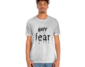 Let the Hate Shirt - Caligula quote text custom design short sleeve