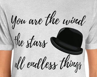 Camisa All Endless Things - Cita Wane de Lost Metal de Brandon Sanderson texto de fantasía diseño personalizado manga corta