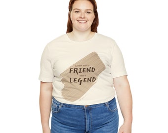 Camisa Friends over Legends - Cita de Marasi de Lost Metal de Brandon Sanderson texto diseño personalizado manga corta