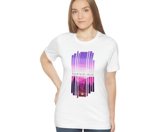 Mountains Inside Shirt - Mith quote text custom design short sleeve