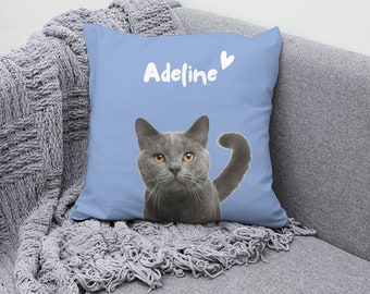 Custom Pet Pillow, Personalized Pillow, Pet Memorial Gift, Custom Pillow, Dog Pillow, Cat Pillow, Pet Lover Gift