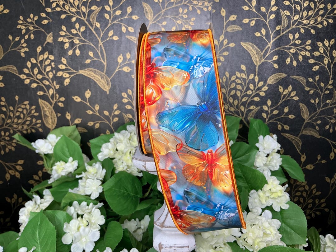 Acrylic Butterfly Ribbon - D Stevens - Etsy