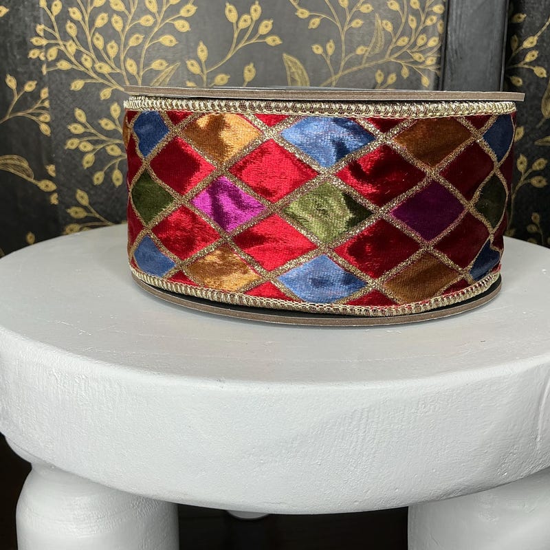 Free Blue Ribbon Jeweltoned Velvet Ribbon - Etsy