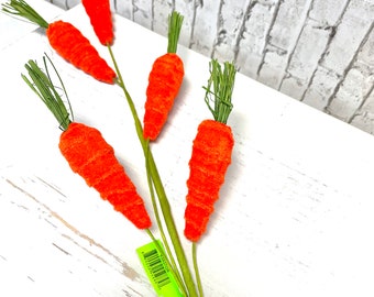 Orange carrot spray, 63437OR, Easter carrot spray, summer carrot spray, everyday carrot spray