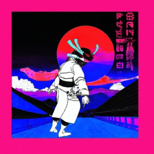 Contemporary Warrior: A Synthwave Take on Hisashi's "Japanese Spirit No. 14