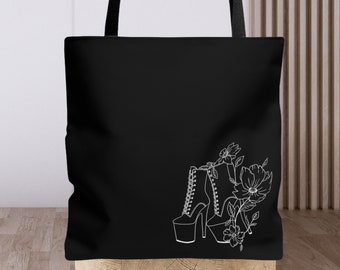 Heels Dance Bag For Heels Dancer Bag Pole Heels Dance Heels Bag Pole Dance Gift For Pole Dancer Bag Pole Dance Tote Bag Stripper Heels Bag