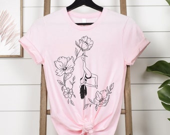 Pole Dance Tshirt Pole Dance Shirt Pole Dance Gift For Pole Dancer Tshirt Pole Dance Wear Pole Dancing Apparel Pole Dancer Print Poledance