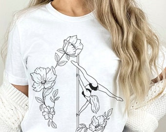 Pole Dance Tshirt Pole Dance Gift For Pole Dancer Pole Dance Shirt PoleDance T-shirt For Pole Dance T Shirt Pole Dance Wear Pole Tshirt