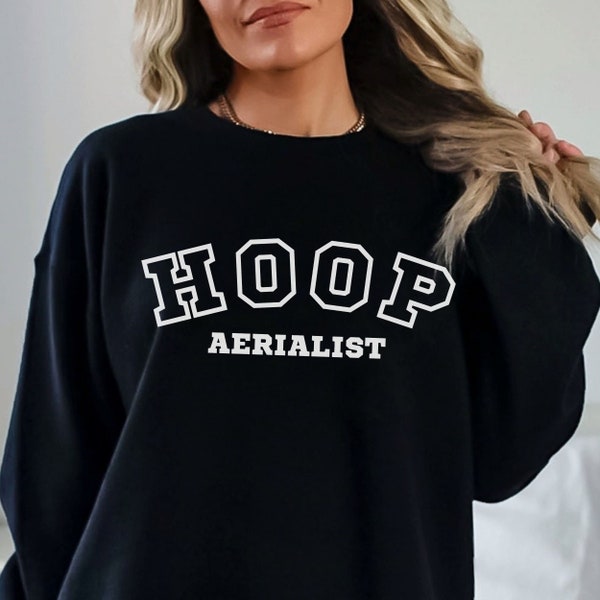 Hoop Aerialist Sweatshirt Aerial Hoop Sweater Hoop Aerial Gift Aerialist Wear Outfit Gift Aerial Lyra Sweater Hoop Aerial Circus Sweater