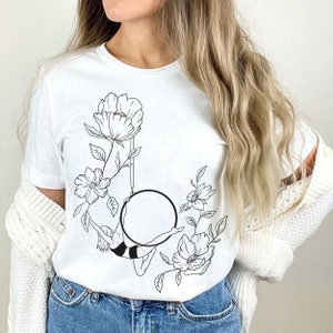 Aerial Tshirt For Aerialist Shirt Aerial Hoop Gift For Aerialist Circus Gift for Aerial Artist T Shirt Aerial Fitness T-Shirt Aerial Hoop