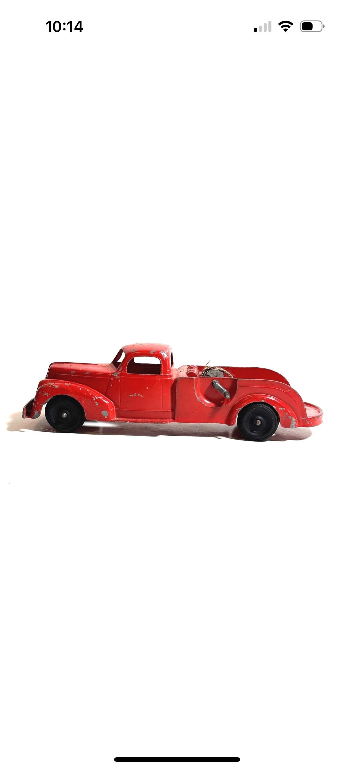 Camion pompier Ford Solido 8026 vintage boite 1/50