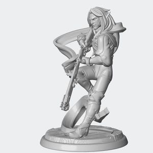 Ael the Elven Rifleman | Twin Goddess Miniatures