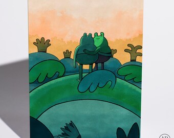 Love Card - "Frog Vine"