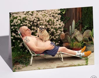 Pets Card - "Pot Belly Pug"