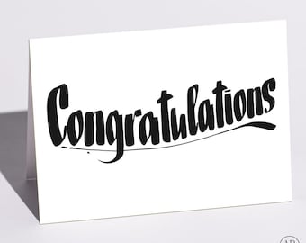 Congratulations Card - "Congratulations"