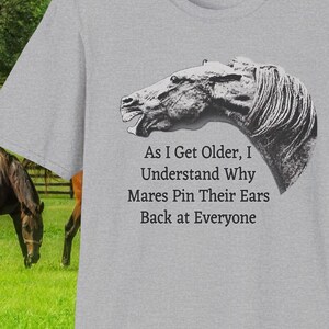 FUNNY Horse Owner T-Shirt, Horse Ranch BroodMare Tshirt, Horse Lover Gift, Ranch Wife Cowgirl Ranch Mom Top, Horse Person Farm Mom Gift Tee