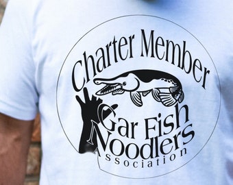 FUNNY Noodling Gar Fish T-shirt - Gar Fishing Father's Day Gift | Noodling Dad | Funny Fishing tshirt | Alligator Gar | Fisherman Gift