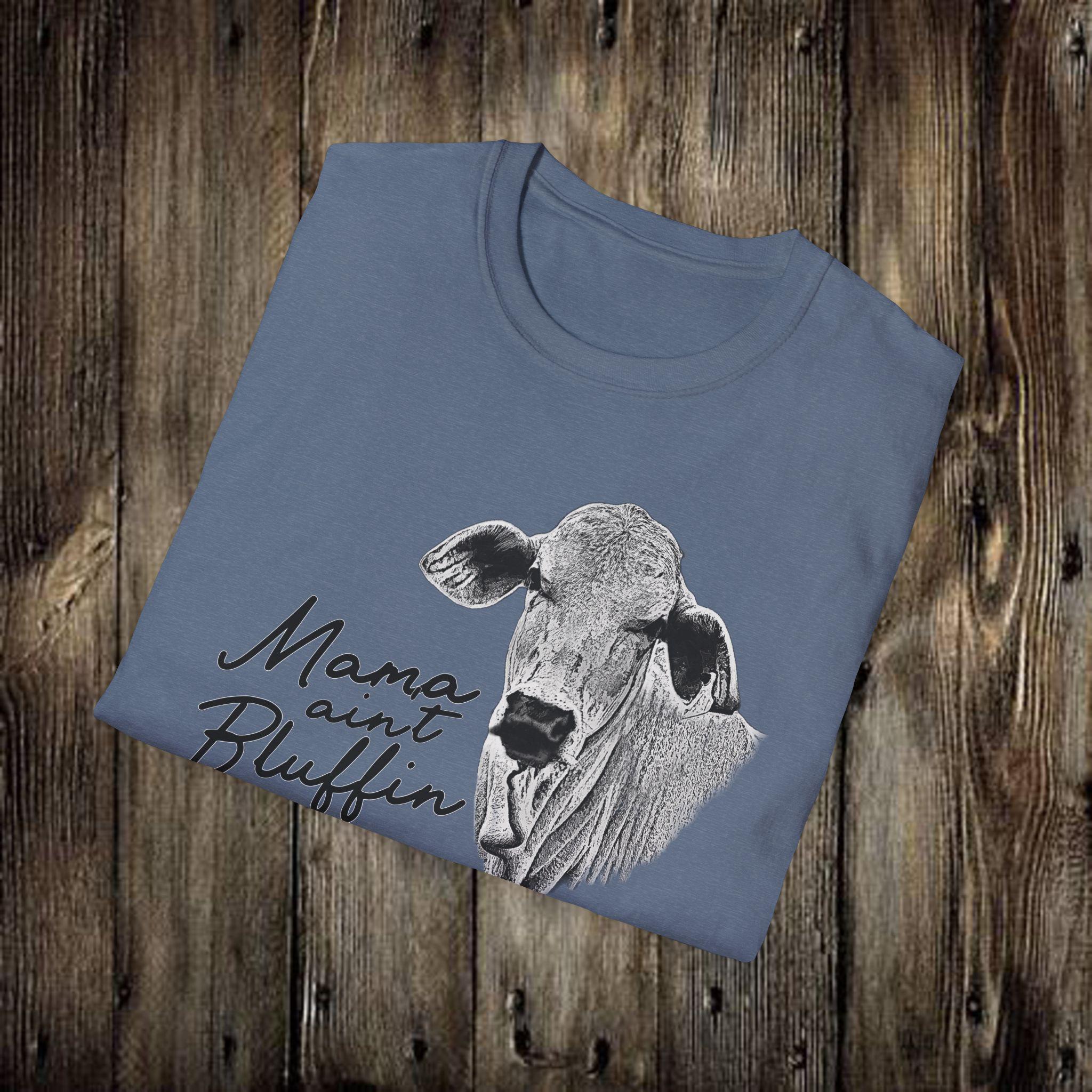 Brahman Cow Lovers T-shirt, Long Earred Brahman Cattle Tshirt