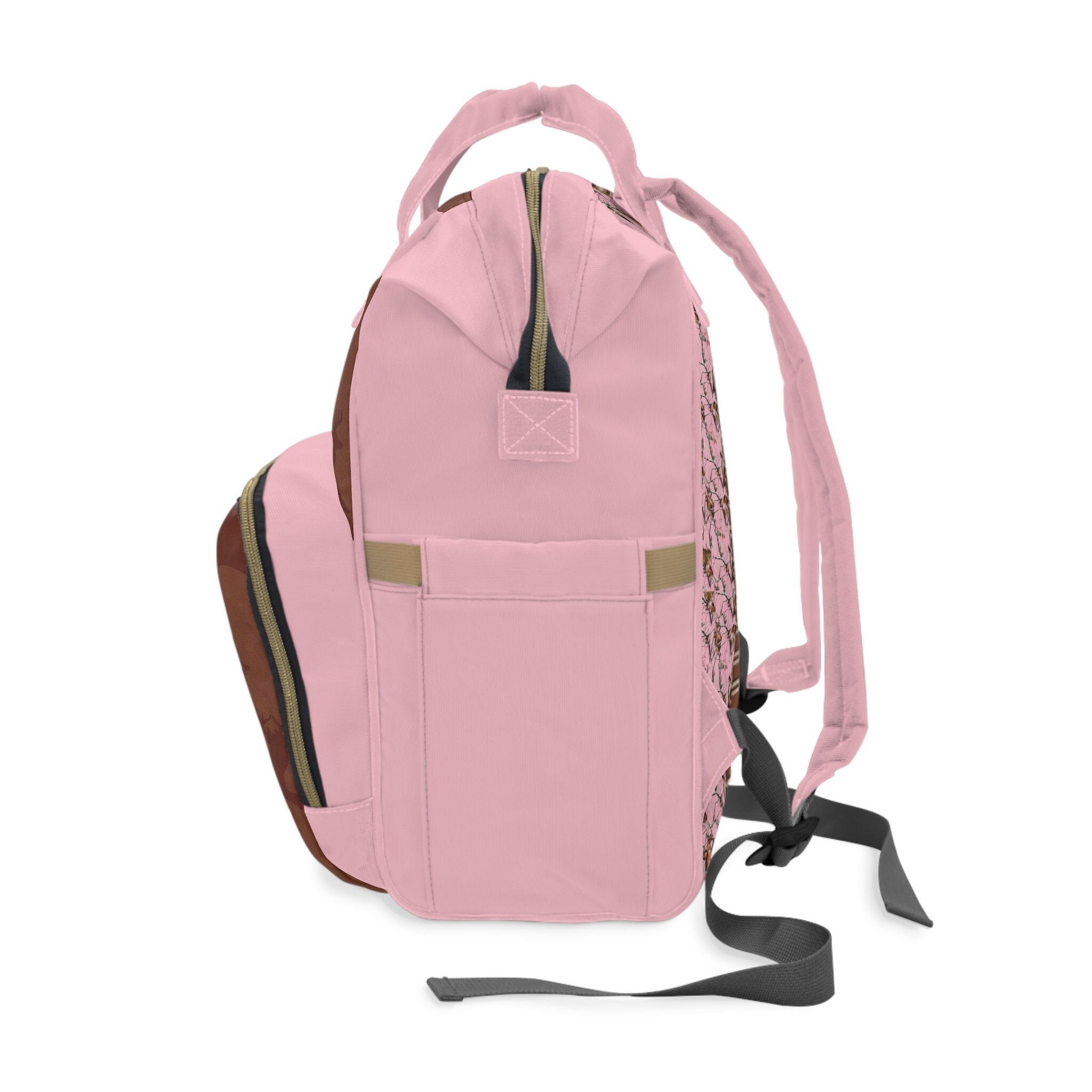 PERSONALIZED Hunter Backpack Diaper Bag Rustic Pink Camo Whitetail