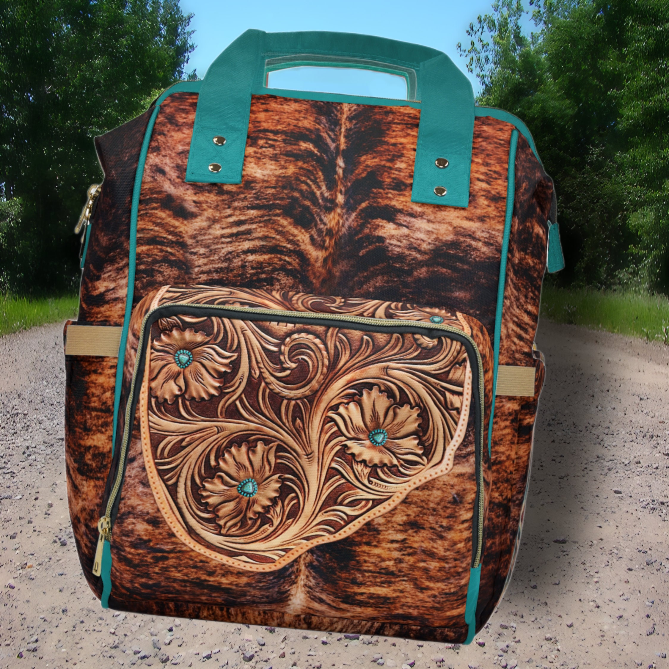Indigenous Paisley - Sierra Multi-Function Diaper Backpack